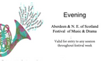 2022 Aberdeen Music Festival EVENING Tickets